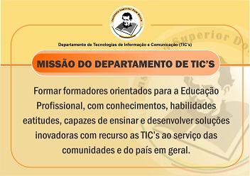 Missão do departamento de TIC`s