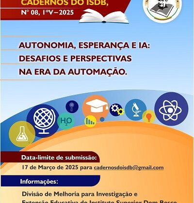 Chamada de artigos para os cadernos do ISDB